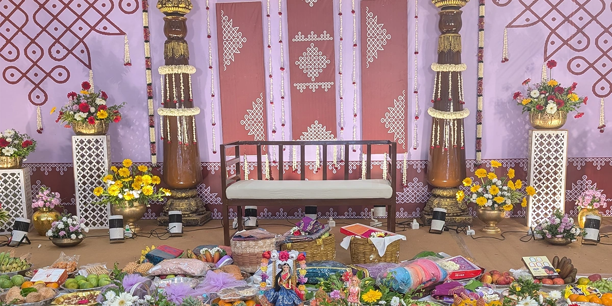 Affordable & spacious hall suitable for traditional ear piercing ceremonies with comfortable seating