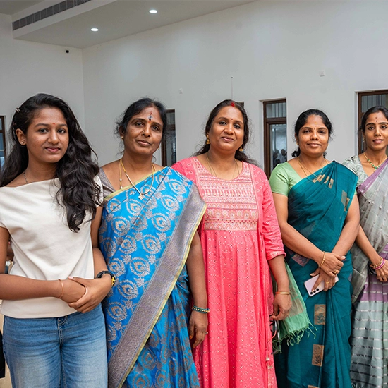 Family members attending the wedding ceremony together celebrating rituals, joy, and togetherness