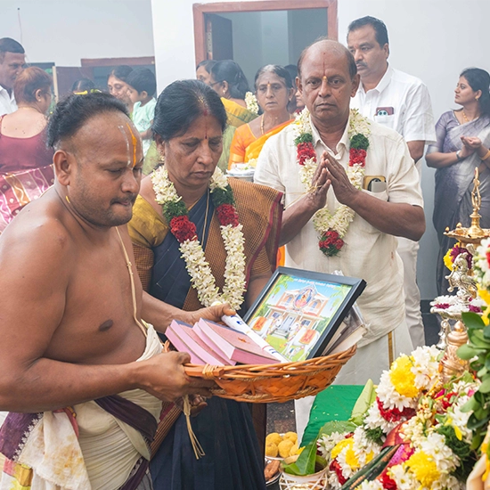 Divine seer rituals performed during ceremonies symbolizing tradition, faith, and blessings