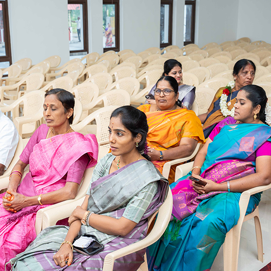 Wedding guests dressed traditionally enjoying the celebration and cultural rituals together